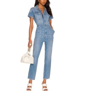 Good American Fit For Success Denim Jumpsuit